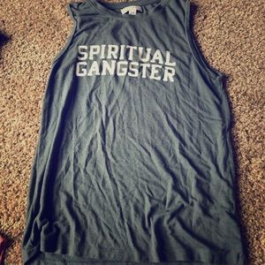 Spiritual Gangster tank top.